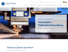 Tablet Screenshot of goerz-gravurtechnik.de